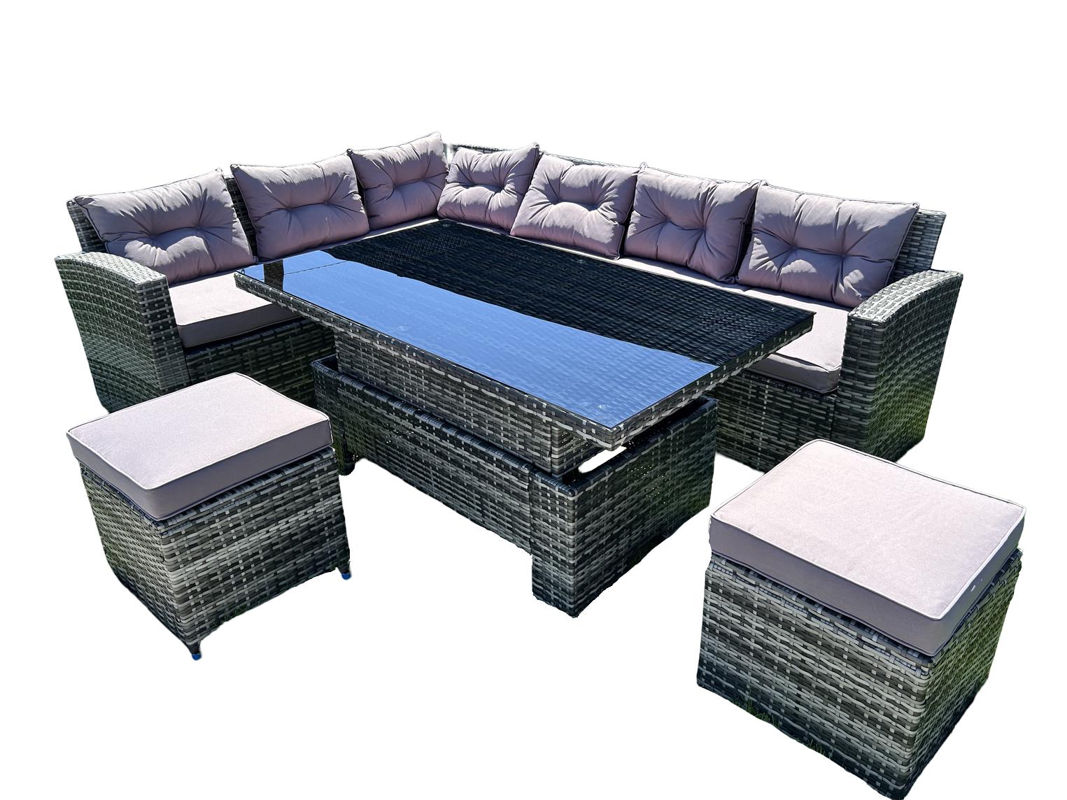 Комплект садовой мебели Favora MARINE Серый (WS538)