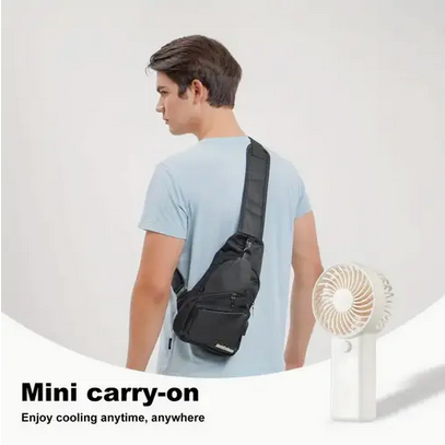 Вентилятор від 2 батарей ААА Бежевий (WF-590) - фото 4 Вентилятор від 2 батарей ААА Бежевий (WF-590) - фото 4