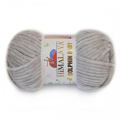 Пряжа велюровая Himalaya Dolphin Baby 80357 светло-серый (2445) Пряжа велюровая Himalaya Dolphin Baby 80357 светло-серый (2445)