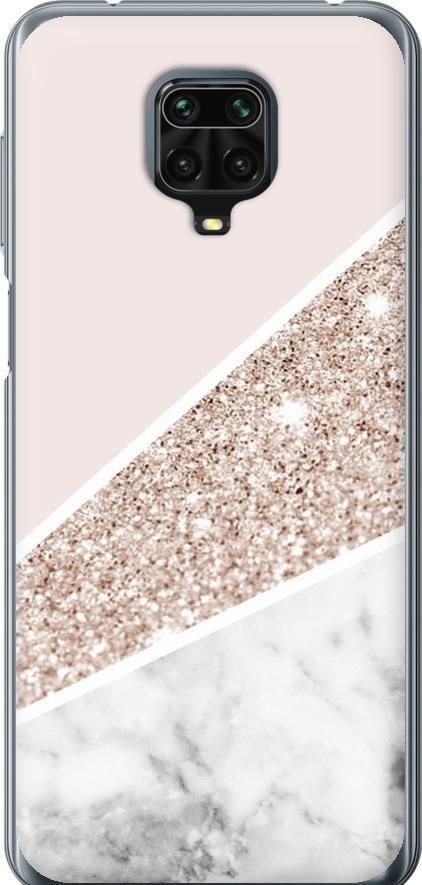 Чехол на Xiaomi Redmi Note 9 Pro Пастельный мрамор (4342t-1911-42517)