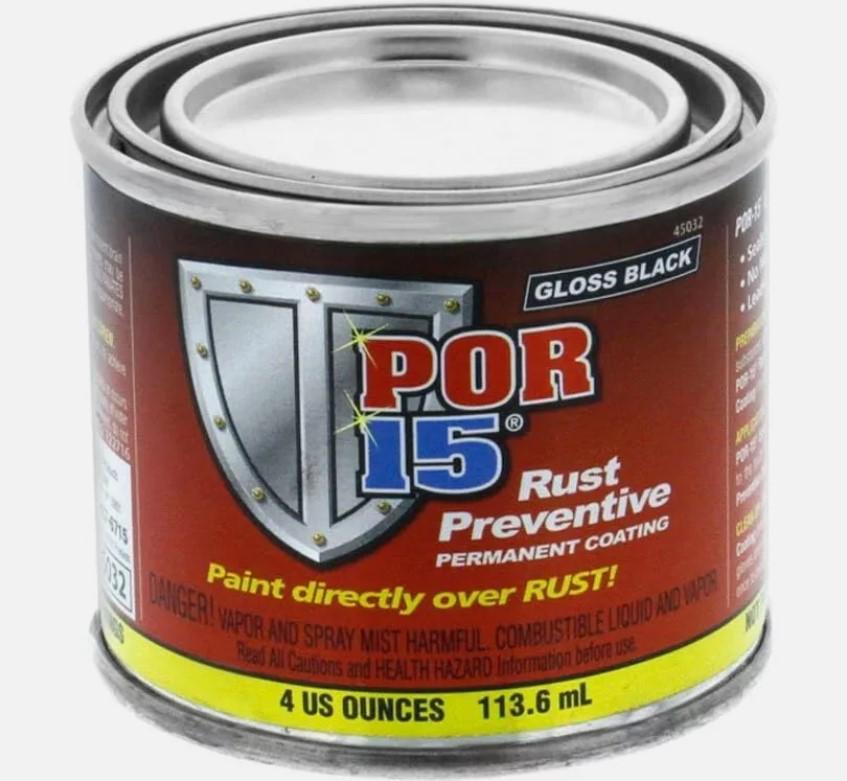 Краска для металла POR-15 Rust Preventive антикоррозийная 4oz 113,6 мл Черный