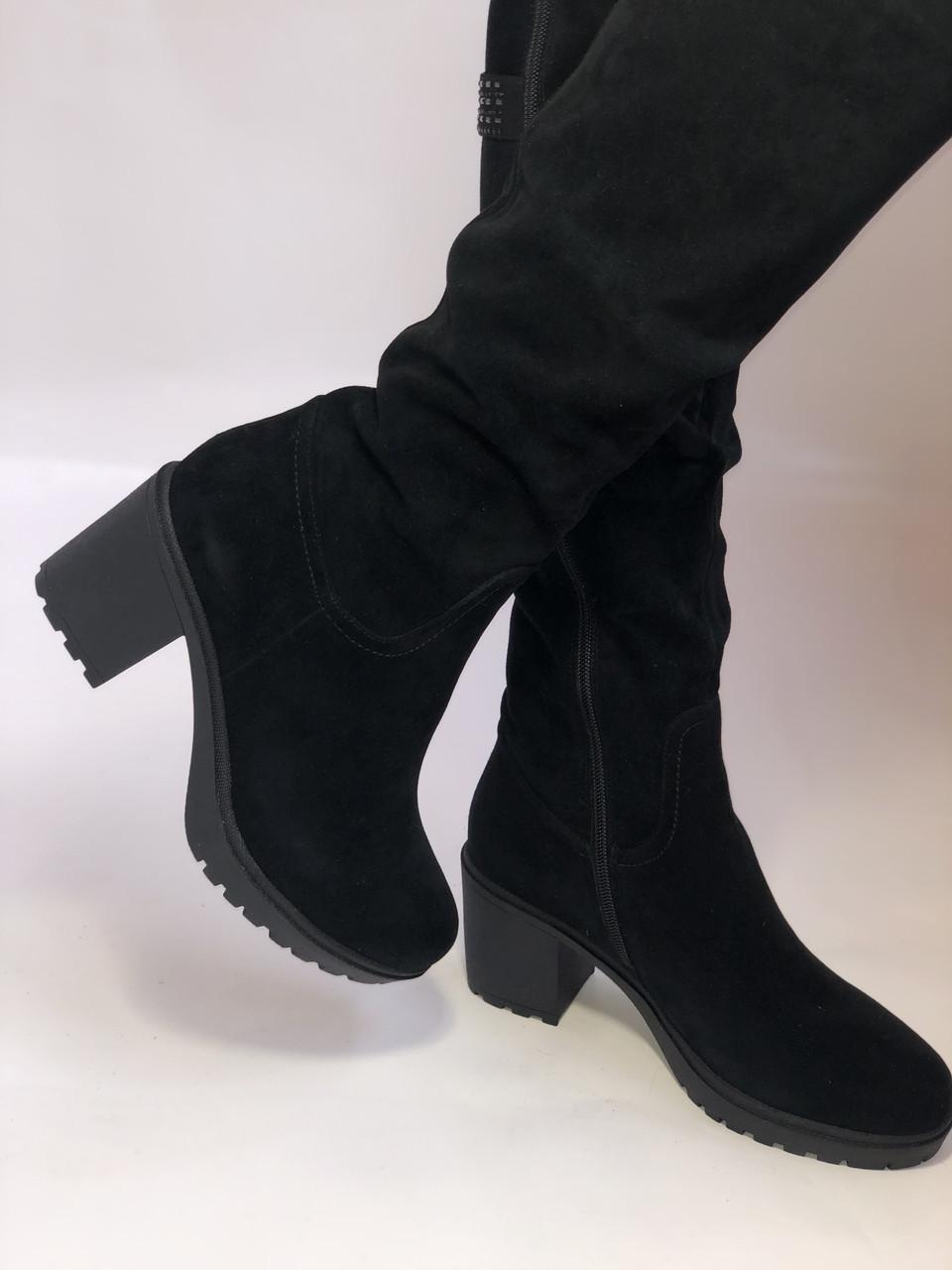Ботфорти жіночі зимові Molka р. 39 25,0 см Чорний (2357) - фото 6 Ботфорти жіночі зимові Molka р. 39 25,0 см Чорний (2357) - фото 6