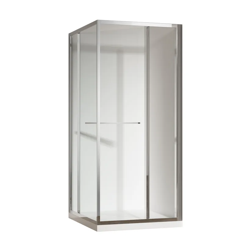 Душевая кабина без поддона KOER SR SC09-90x90x200-R-TR-01 прозрачное стекло Easy Clean 6 мм Хром (KR5770)