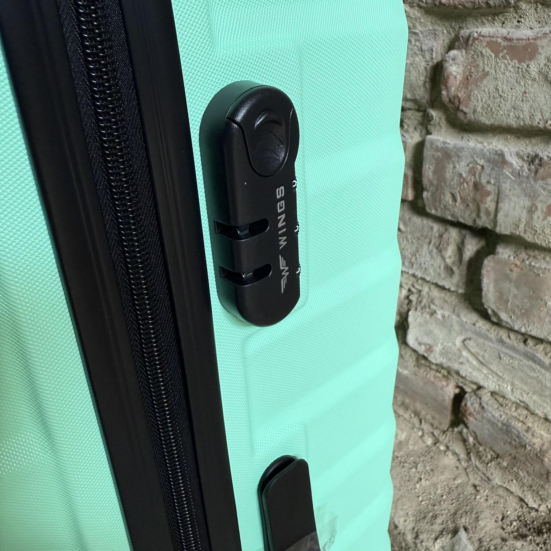 Чемодан Wings PEA01 дорожный L Мятный (26557310) - фото 7 Чемодан Wings PEA01 дорожный L Мятный (26557310) - фото 7