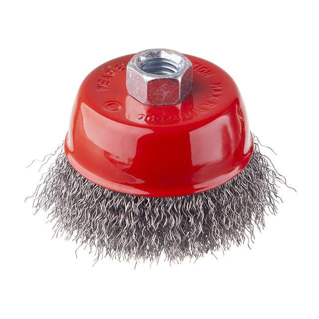 Кордщітка Intertool BT-1075 75 мм для КШМ М14 кручений дріт