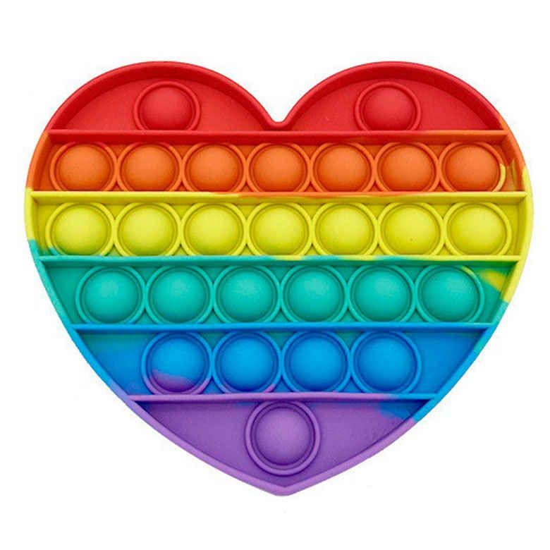Іграшка-антистрес Pop It Серце Різнокольоровий (2777089)