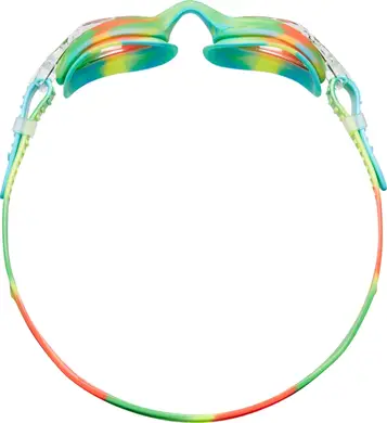 Очки TYR Swimple Tie Dye Kids Green/Orange - фото 2