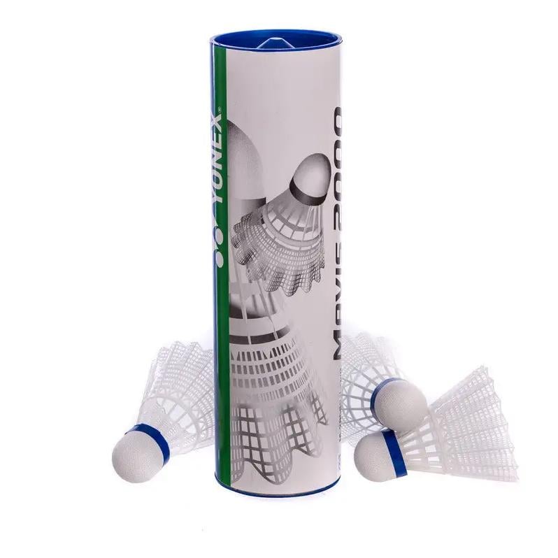 Воланы для бадминтона нейлоновые YONEX-2000P M-2000P White (193060)