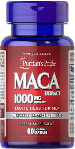 Мака Puritan's Pride Maca 1000 мг Exotic Herb for Men 60 caps (52984)