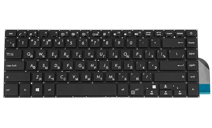 Клавиатура для ноутбука Asus X505BA Черный (167355)