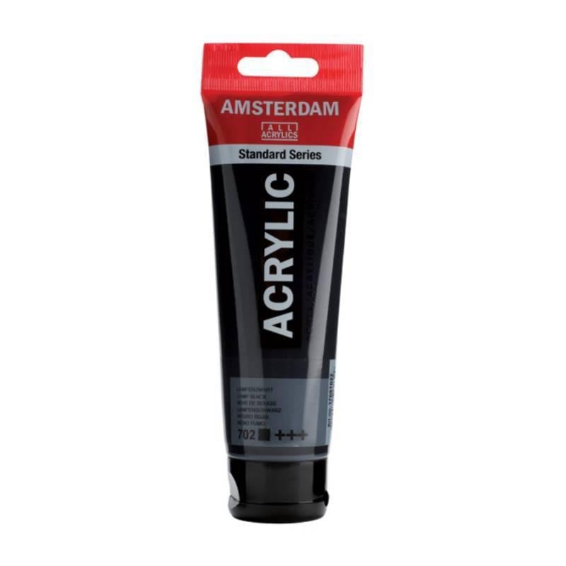 Акриловая краска Amsterdam Royal Talens 120 мл 702 Сажа газовая (Az1-8712079268329)