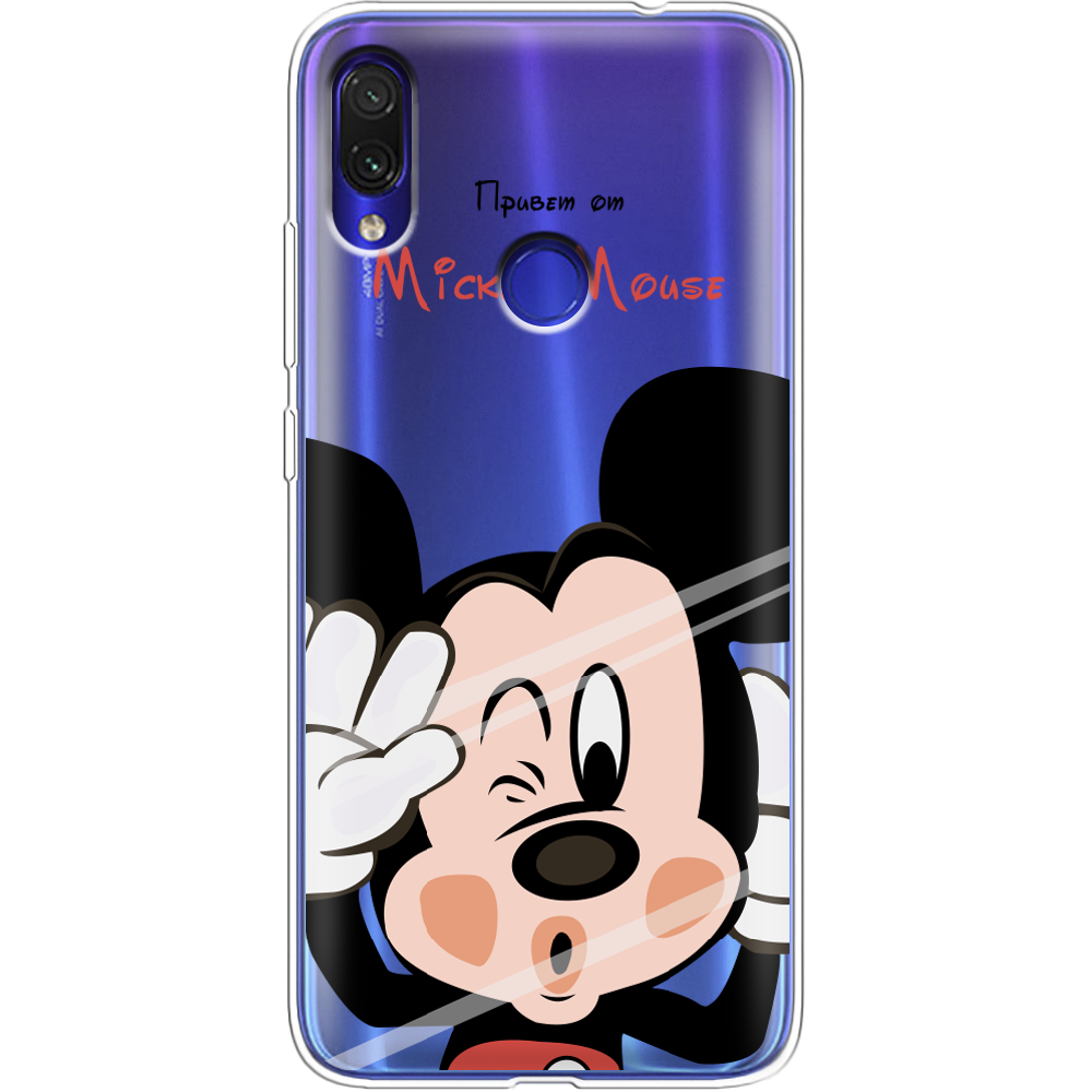 Чохол Boxface Xiaomi Redmi Note 7 Mister M Прозорий силікон (36202-cc58-36202)