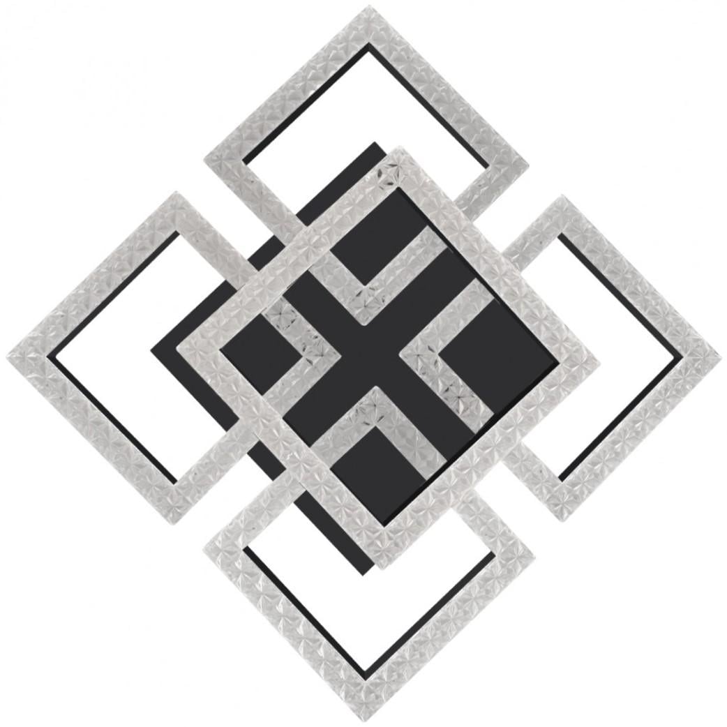 LED-люстра CT-S-90-BK с пультом ДУ 90 Вт 3000-6000К 300-7200 Lm Черный (V6919120233158)