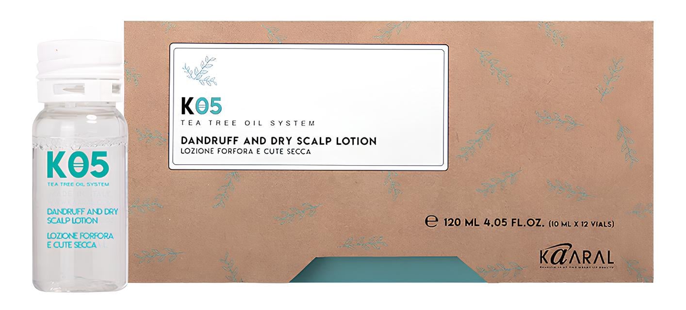 Лосьон для волос против сухой перхоти Kaaral K05 Dandruff And Dry Sclap Lotion 10 мл