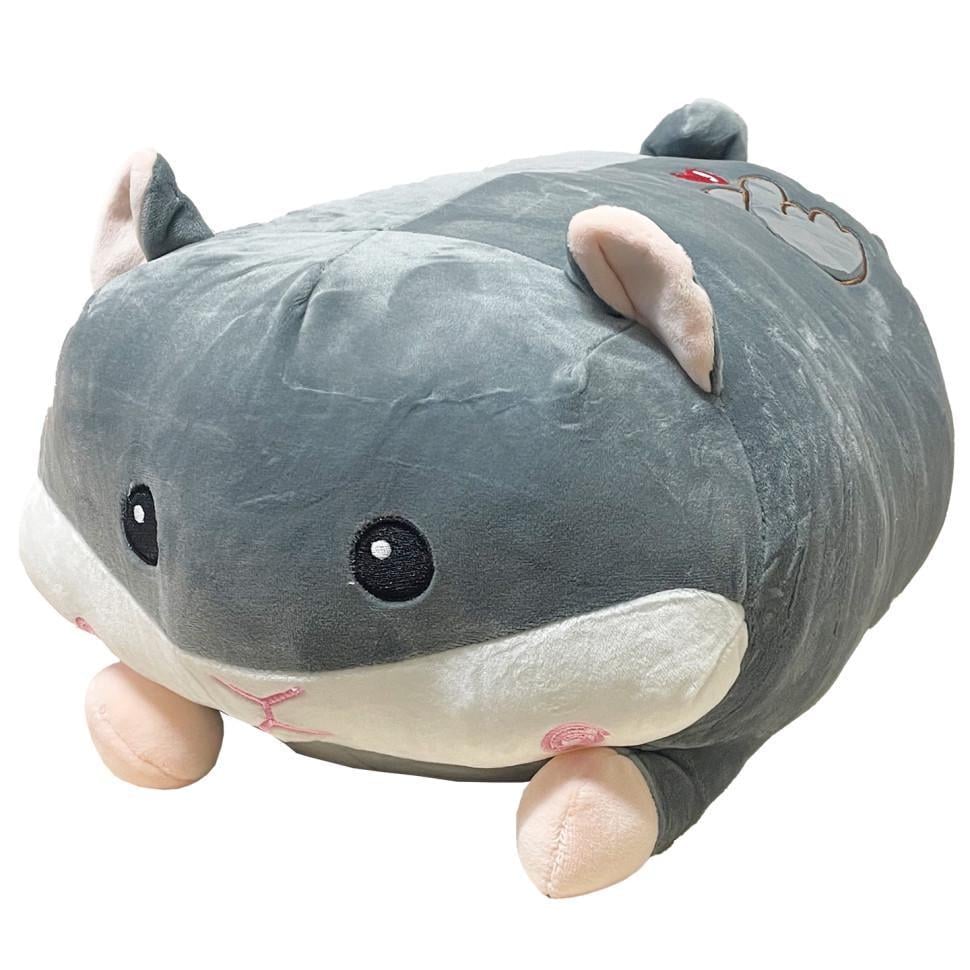 М'яка іграшка Bambi Хом'як L1121 з пледом 50 см Grey (RLT48462)