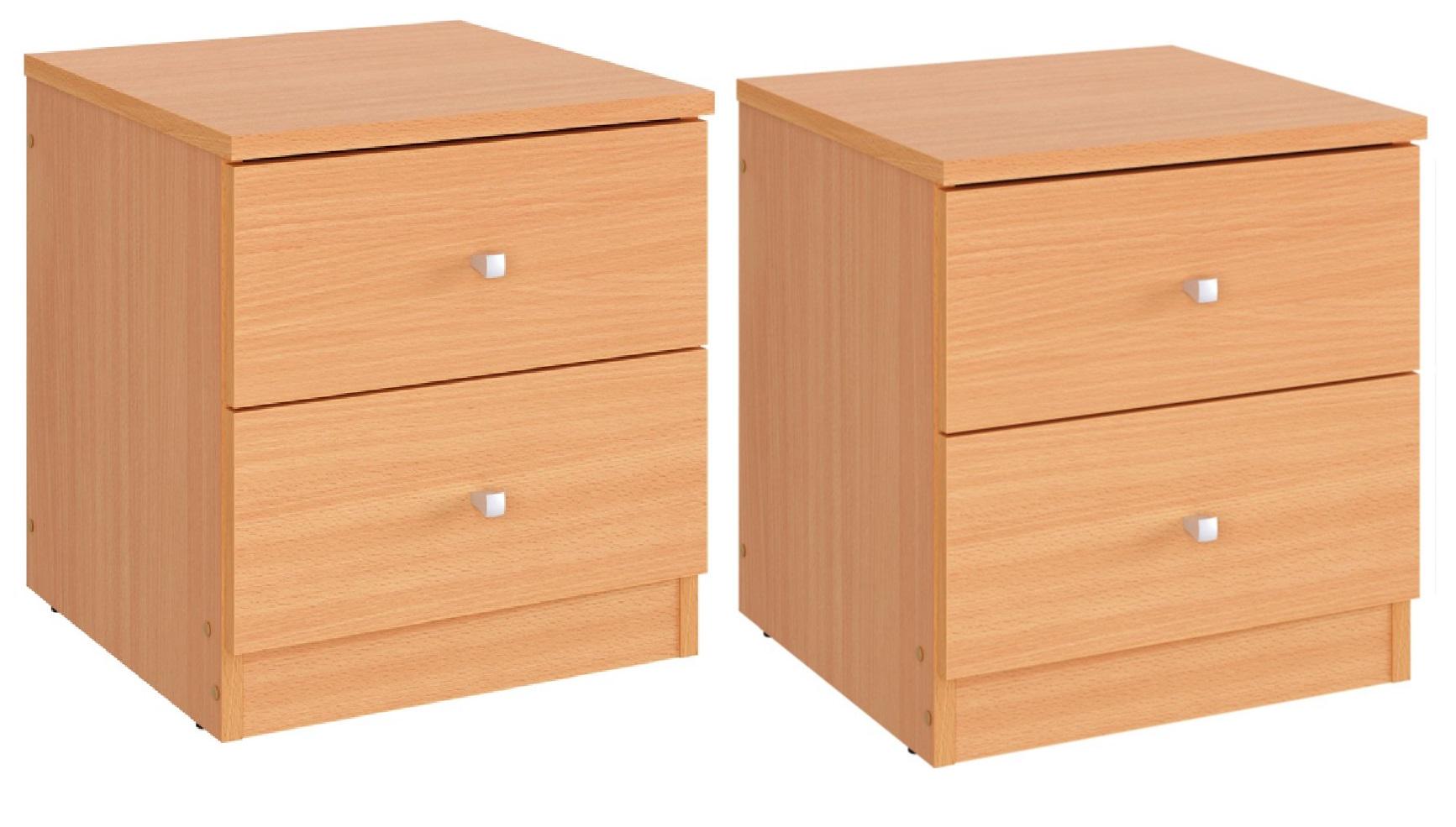 Тумба приліжкова комплект 2 шт. Компаніт ПКТ-5 Бук (26653854)