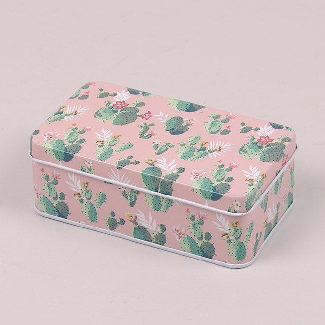 Коробочка металлическая Flora Кактусы (25301)