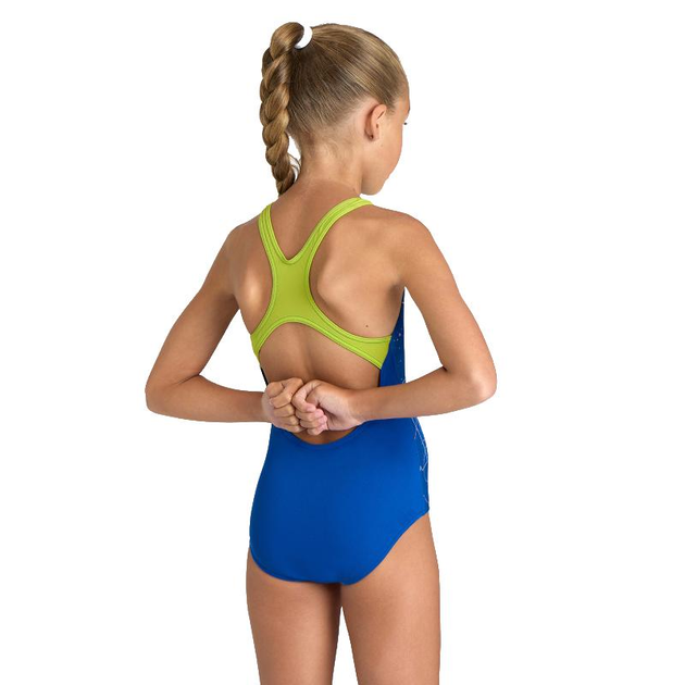 Купальник дитячий Arena GALACTIC SWIMSUIT SWIM PRO BAC 140 см Блакитний/Жовтий (005923-780 140) - фото 2