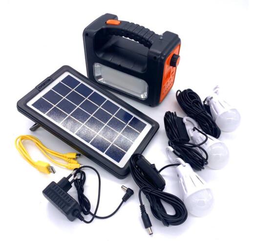 Ліхтар Solar RT-902BT 3W Сонячна панель/Powerbank/Bluetooth/Колонка MP3/FM/TFcard (jz RT-902BT)