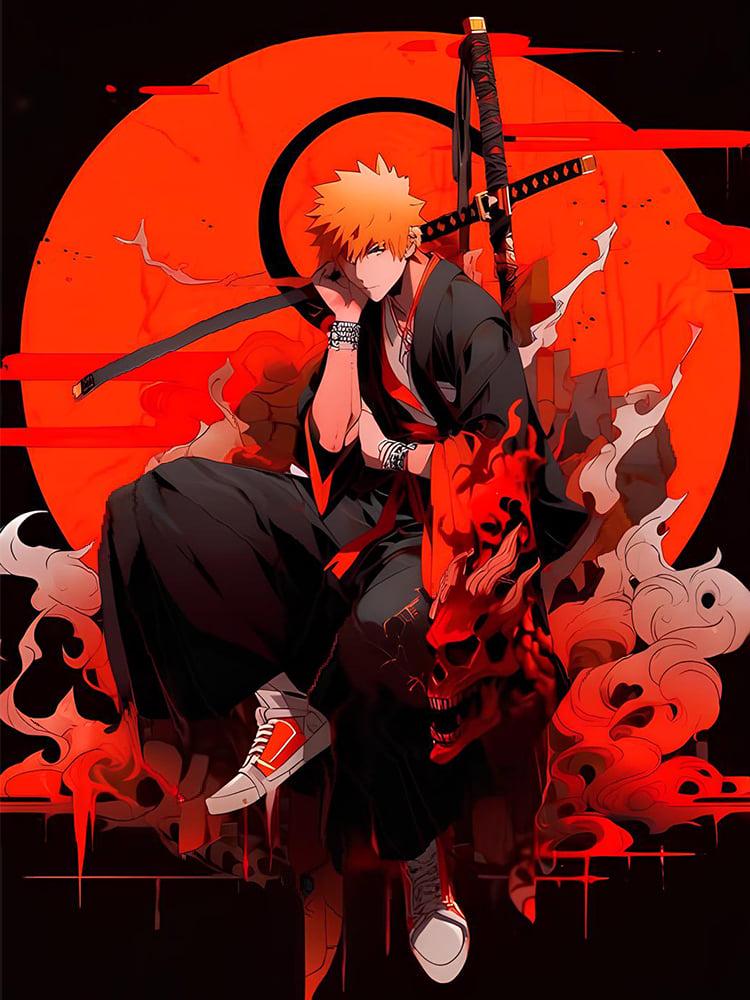 Алмазная мозаика SHLab Аниме Bleach Ичиго Вышивка Камнями SHS-40347 Полная Выкладка 30x40 см (40347) Алмазная мозаика SHLab Аниме Bleach Ичиго Вышивка Камнями SHS-40347 Полная Выкладка 30x40 см (40347)