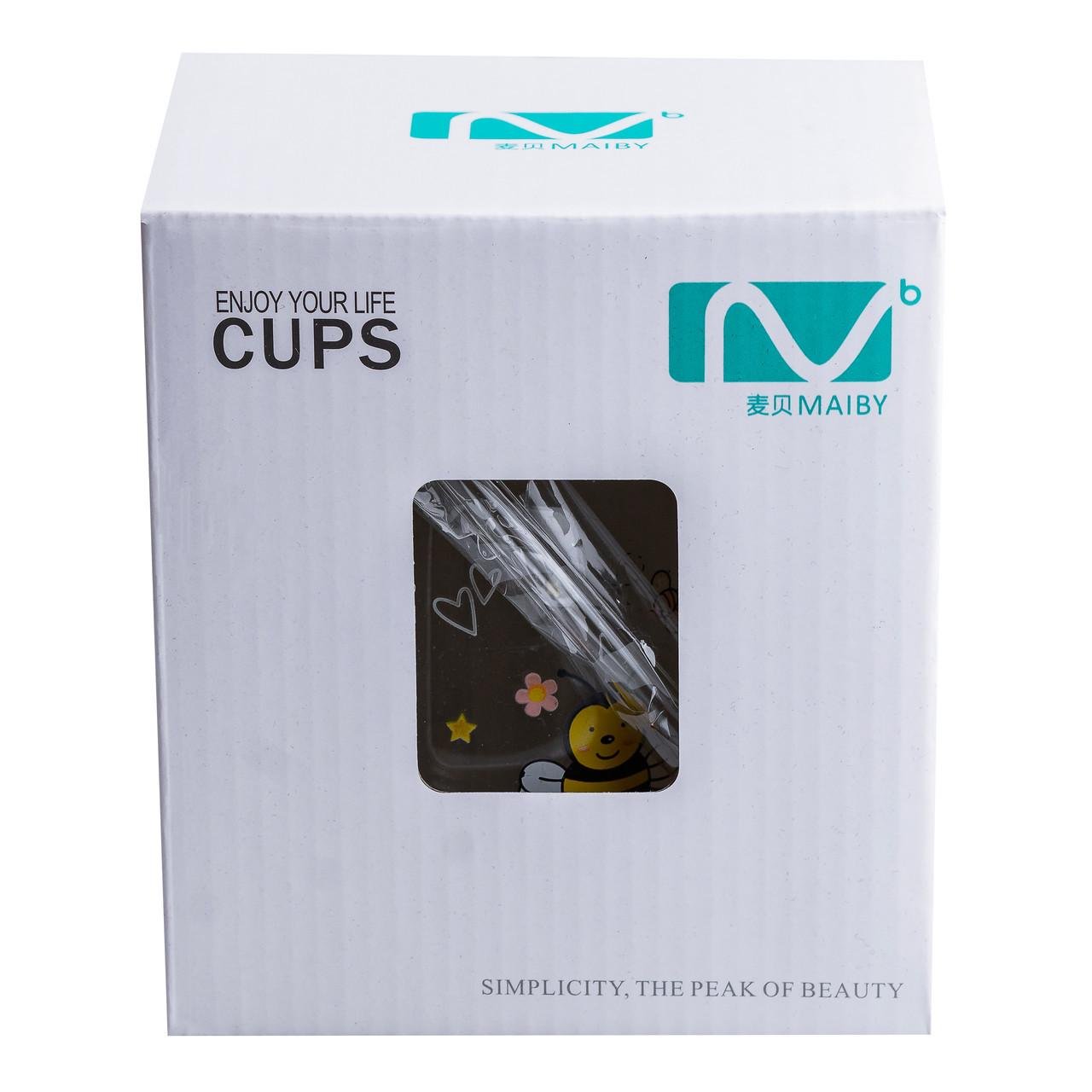 Чашка стеклянная с силиконовой крышкой и трубочкой 500 мл (HP7212) - фото 5 Чашка стеклянная с силиконовой крышкой и трубочкой 500 мл (HP7212) - фото 5