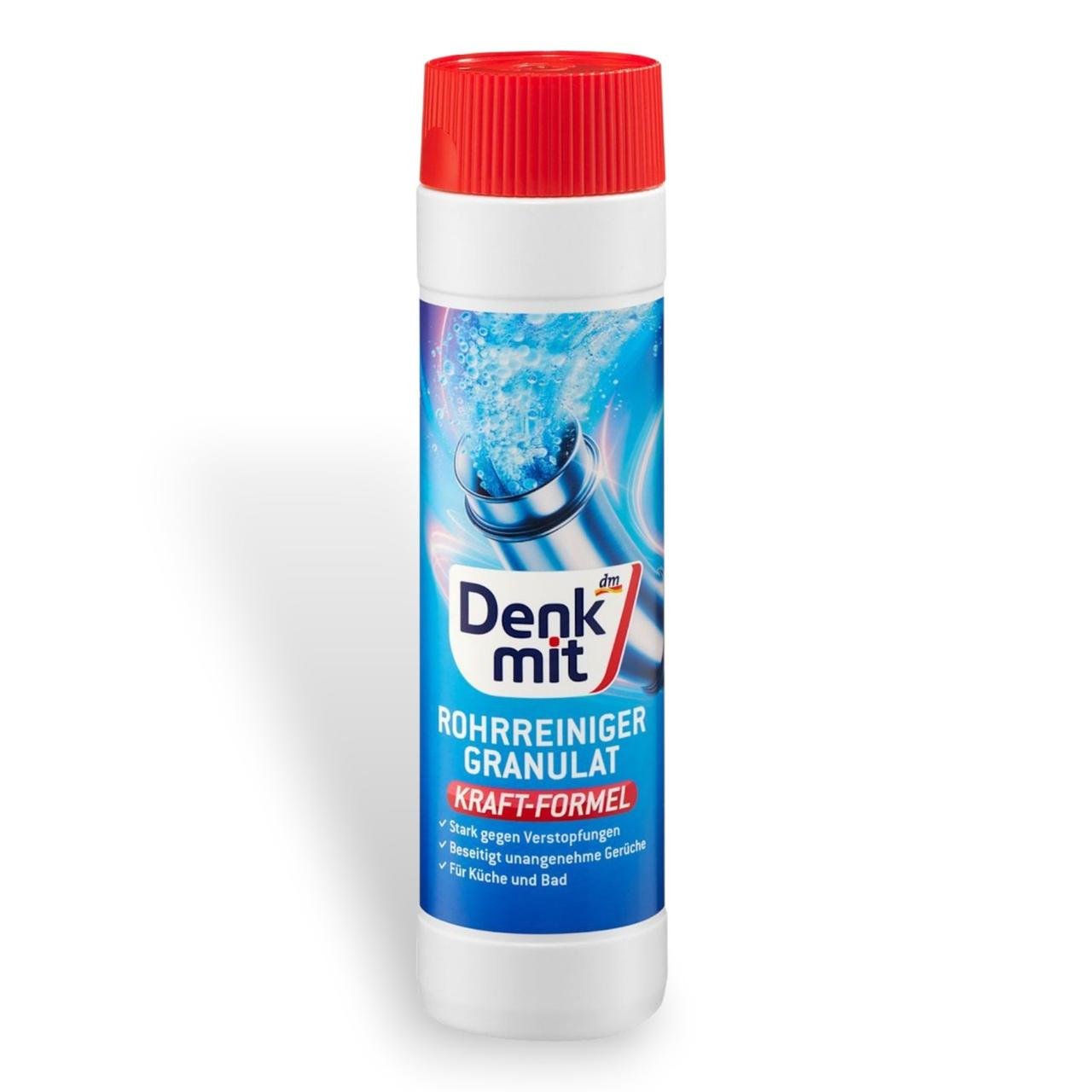 Засіб для прочищення труб Denkmit Rohrreiniger-Granulat 600 г
