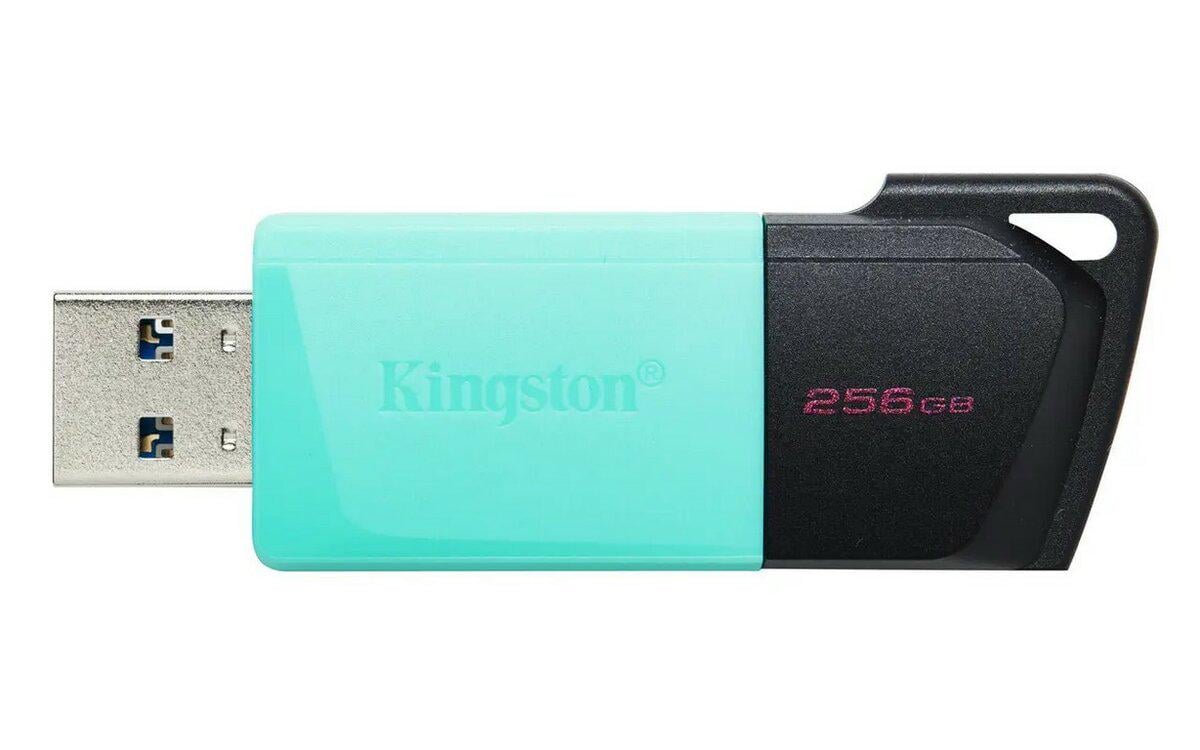 Флеш пам'ять Kingston USB 3.2 DT EXODIA M Flash 256 GB Black/Teal - фото 1