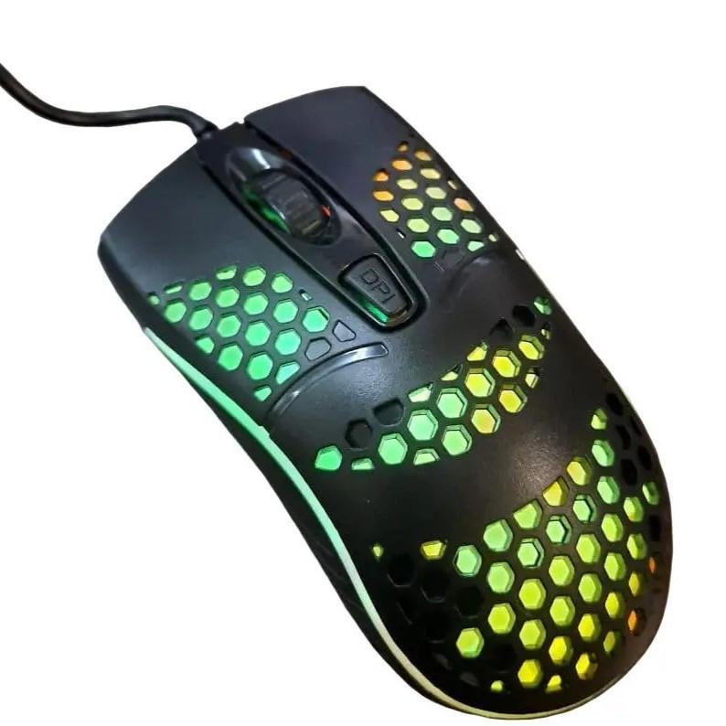 Комп'ютерна мишка ігрова UKC GAMING LED RX M802 Чорний (15467124) - фото 3