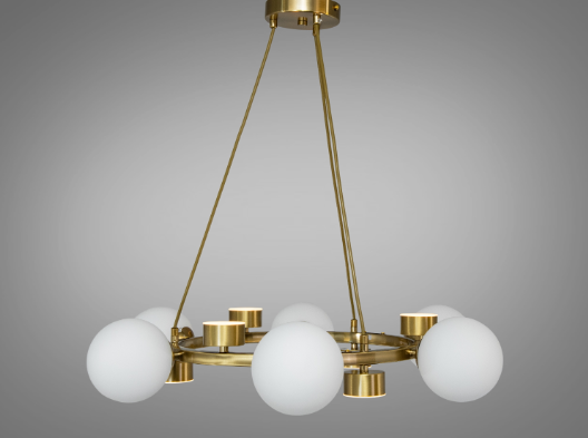 Люстра подвесная Diasha в стиле Loft Пузыри 6 и 6 22 Вт Бронзовый