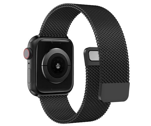 Ремешок для смарт-часов New Milanese Loop для Apple Watch Series 12/11/10 42 мм Черный (39926)