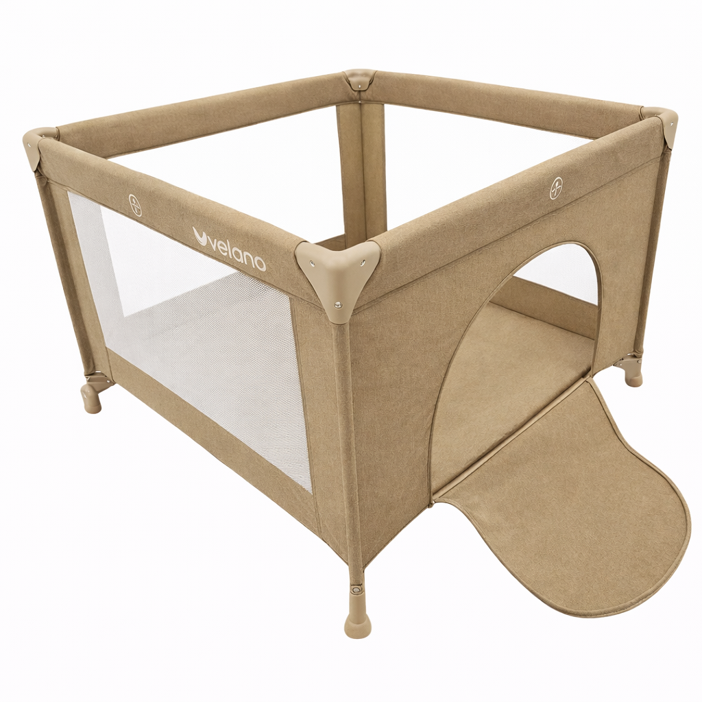Манеж дитячий квадратний Velano Cubo Beige (2872266660)