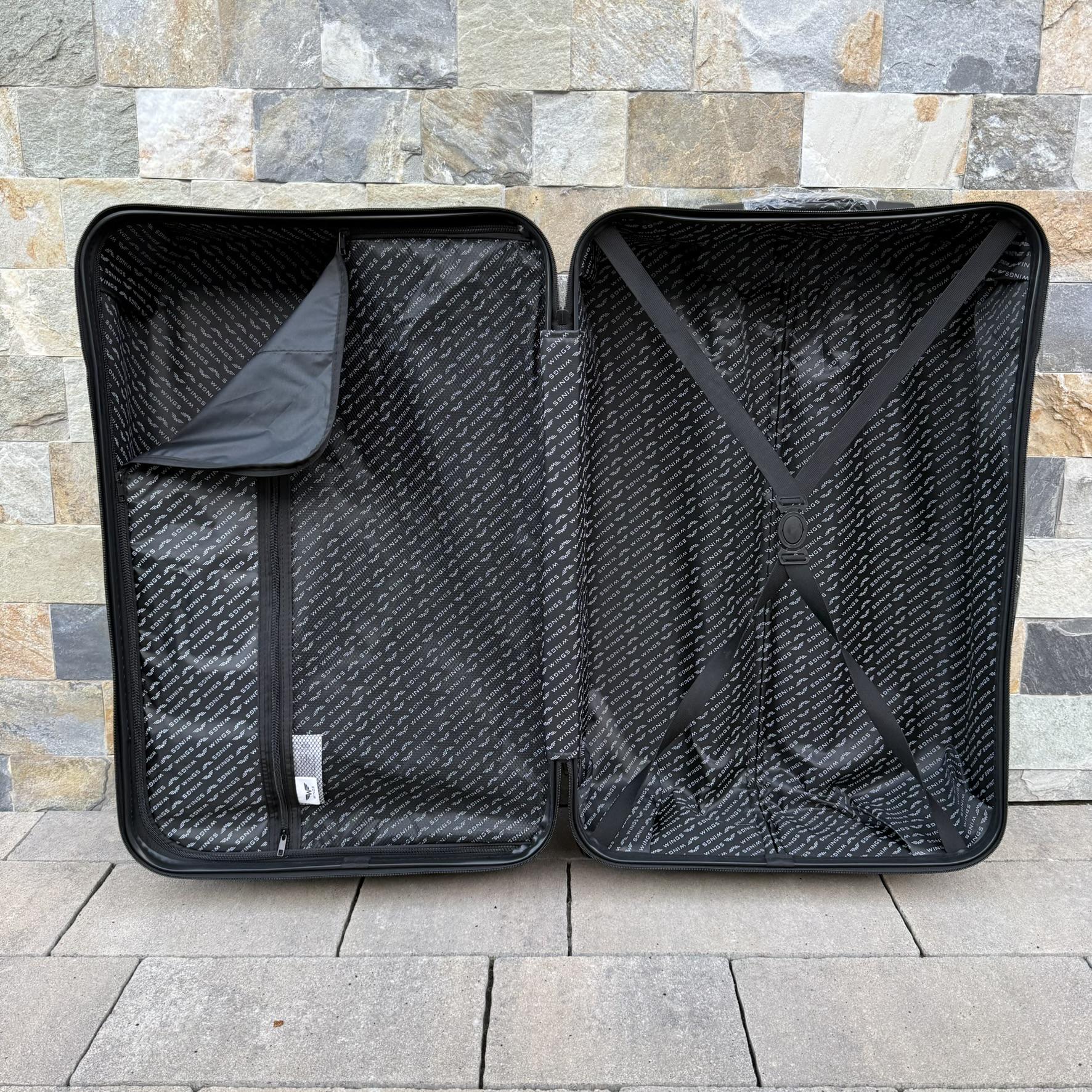 Чемодан Wings TR058 дорожный L Черный (30631210) - фото 6