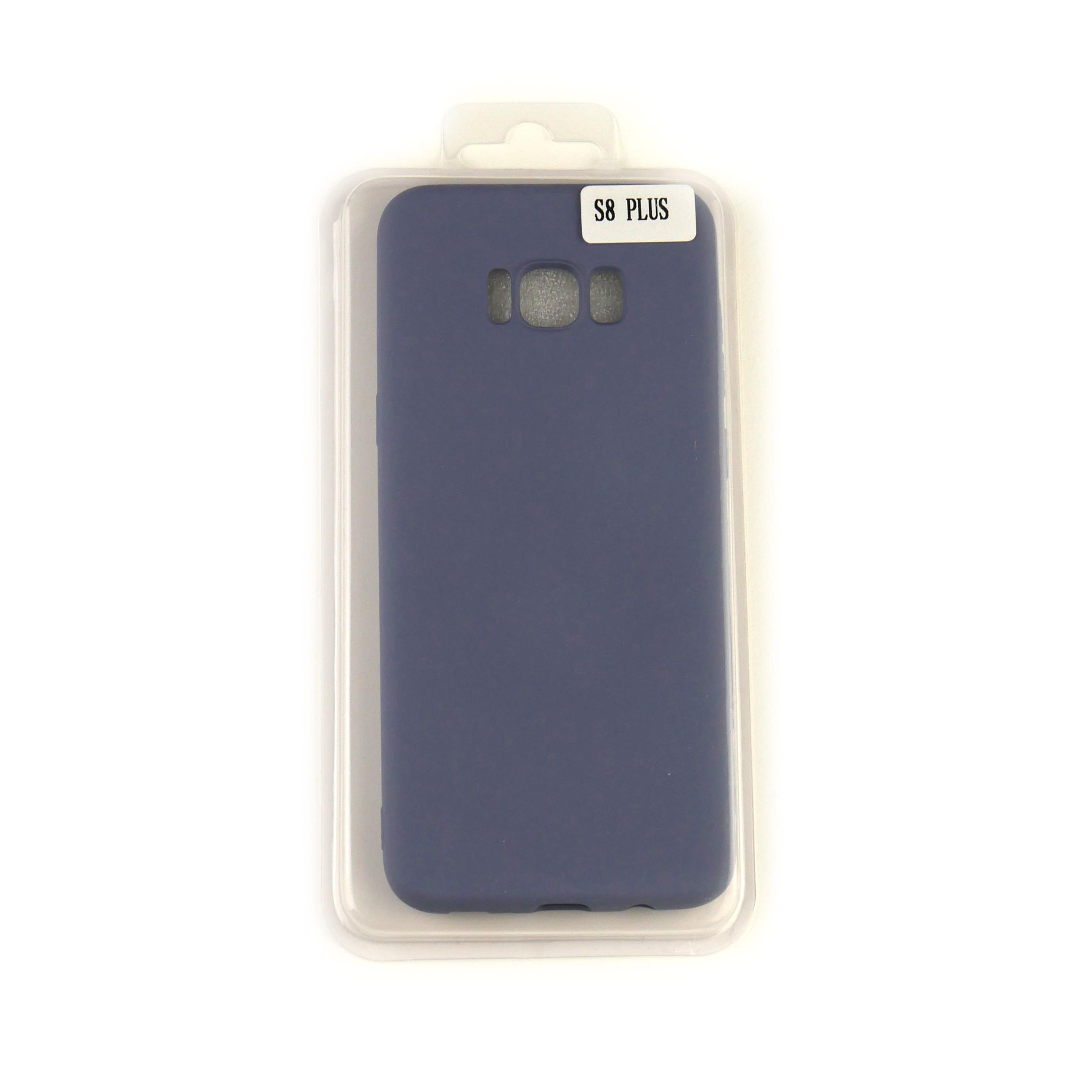 Чехол Silicone Case Full Cover Samsung S8 Plus Джинсовый