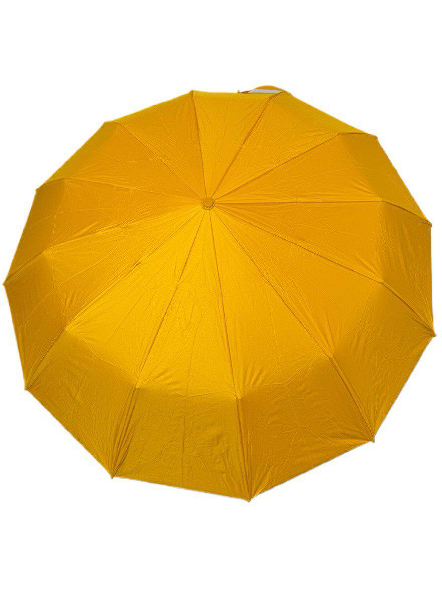 Зонтик женский автоматический SKS 12 спиц антивитер Желтый (6165) - фото 4 Зонтик женский автоматический SKS 12 спиц антивитер Желтый (6165) - фото 4