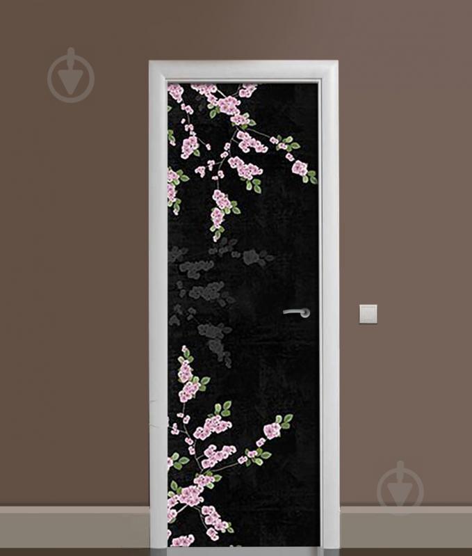 Наклейка на дверь Zatarga "3Д Сакура" 650х2000 мм Наклейка на дверь Zatarga "3Д Сакура" 650х2000 мм