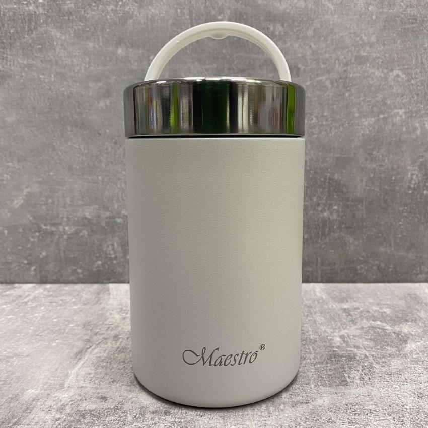 Термос пищевой Maestro MR-1649-75 из нержавеющей стали 750 мл Белый (1789201299) - фото 6