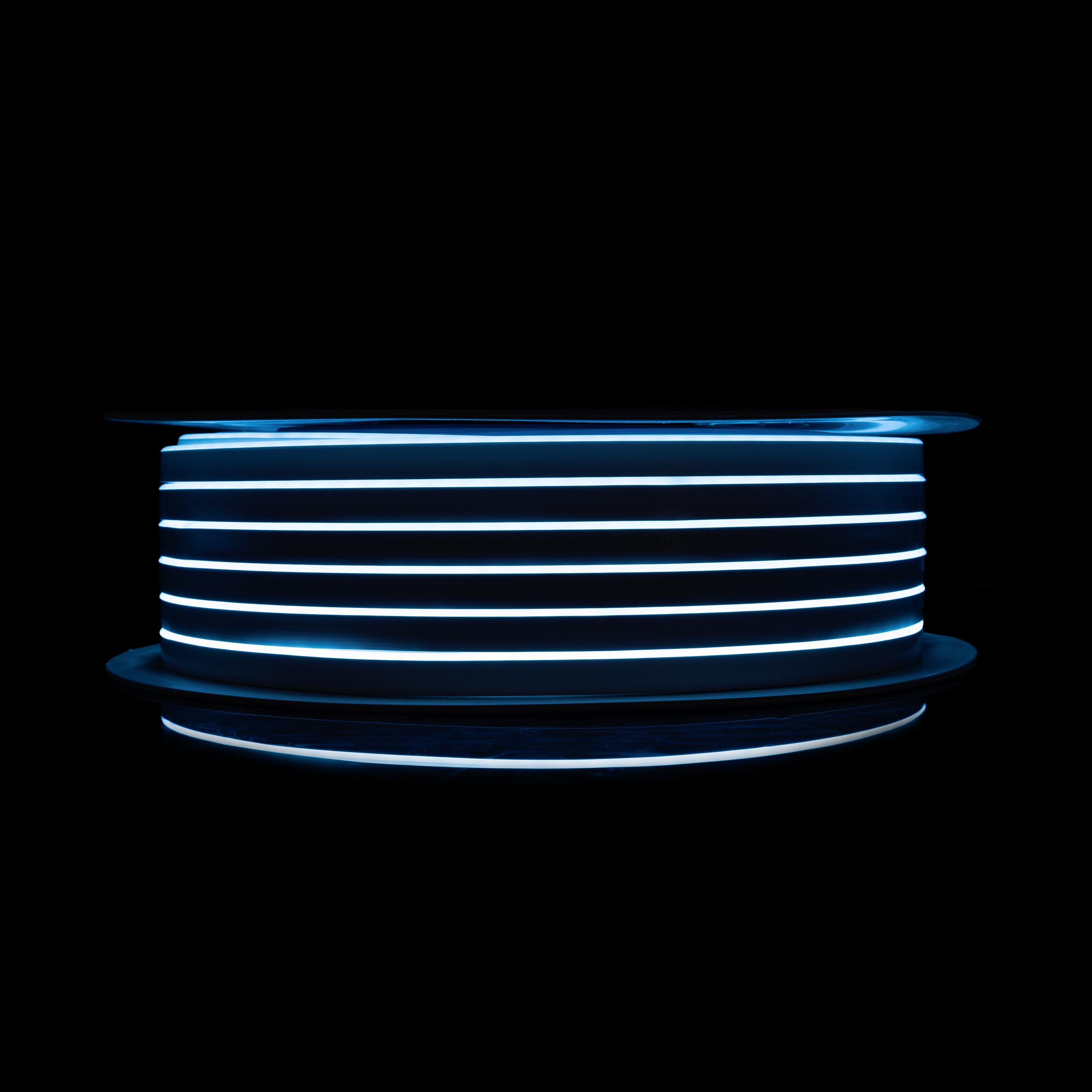 Светодиодный неон Prolum Pro Series-GT 6x12 мм IP68 12V 50 м Голубой Лед (30822883) - фото 2 Светодиодный неон Prolum Pro Series-GT 6x12 мм IP68 12V 50 м Голубой Лед (30822883) - фото 2