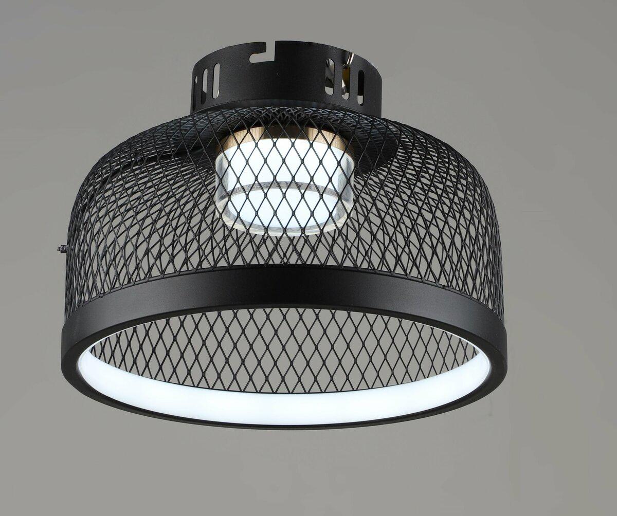 Люстра светодиодная в стиле лофт VALESO B YH1348/34W BK/GD (45224)