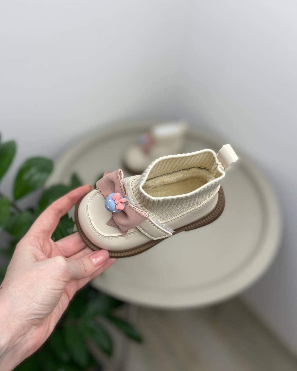 Ботинки осенние детские р. 19 Бежевый (757) - фото 9 Ботинки осенние детские р. 19 Бежевый (757) - фото 9