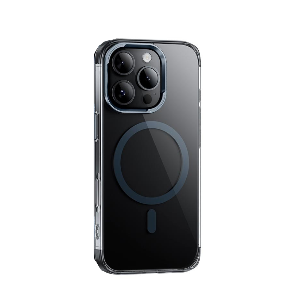 Чехол для телефона HOCO для iPhone 16 Pro Max Vip magnetic protective case (AS11) Прозрачный с черным