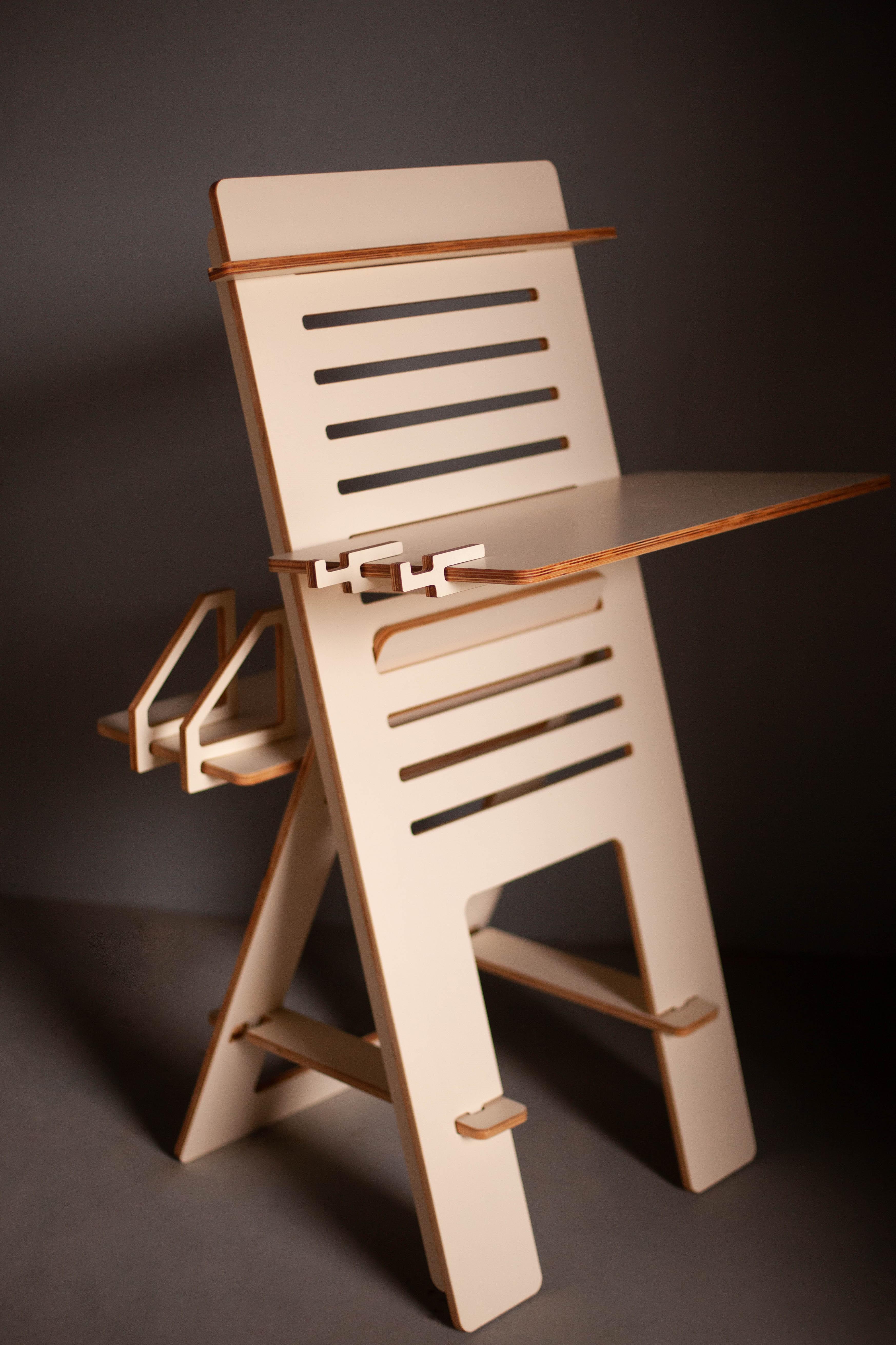 Стіл комп'ютерний трансформер ТО-2 максі Молочний