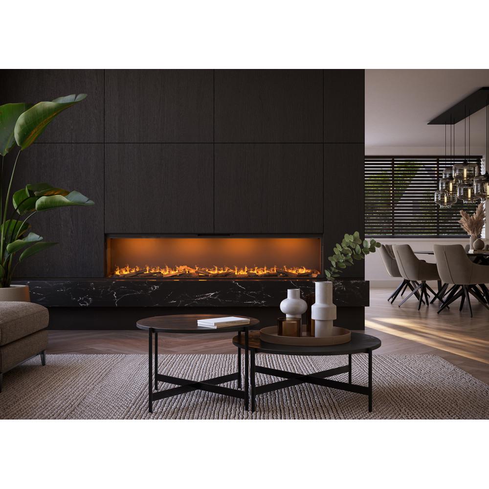 Электрокамин с обогревом Faber by Dimplex E-Slim Linear 2200-450 фронтальный паровой - фото 8