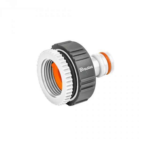 Адаптер на кран Bradas Line Soft редукционный с внутренней резьбой 1"-3/4" White (21257)
