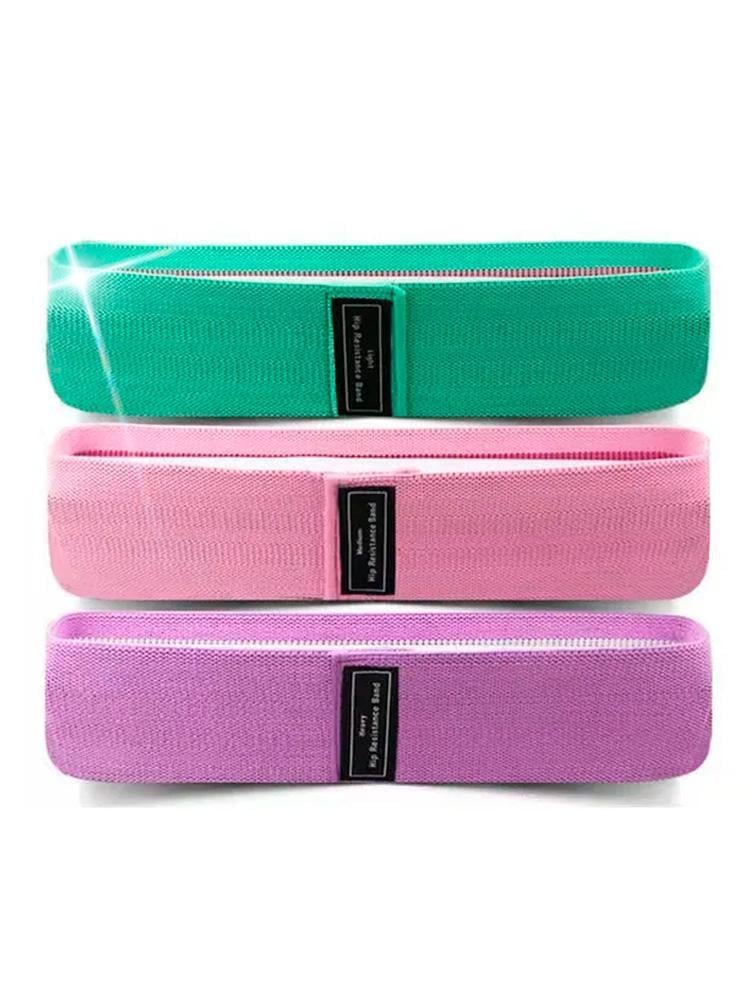Резинки для фитнеса тканевые 3 шт. и мешочек (1781656978)