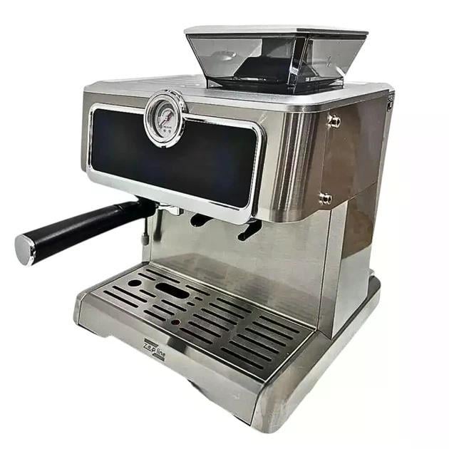 Кавомашина з кавомолкою еспресо Zepline ZP-7305A 2в1 3000 Вт з капучинатором - фото 7 Кавомашина з кавомолкою еспресо Zepline ZP-7305A 2в1 3000 Вт з капучинатором - фото 7