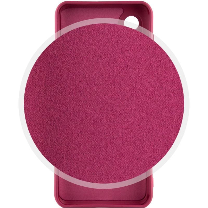 Противоударный Чехол Silicone Cover Lakshmi Full Camera (A) для Samsung Galaxy S21 FE Бордовый / Marsala - фото 2