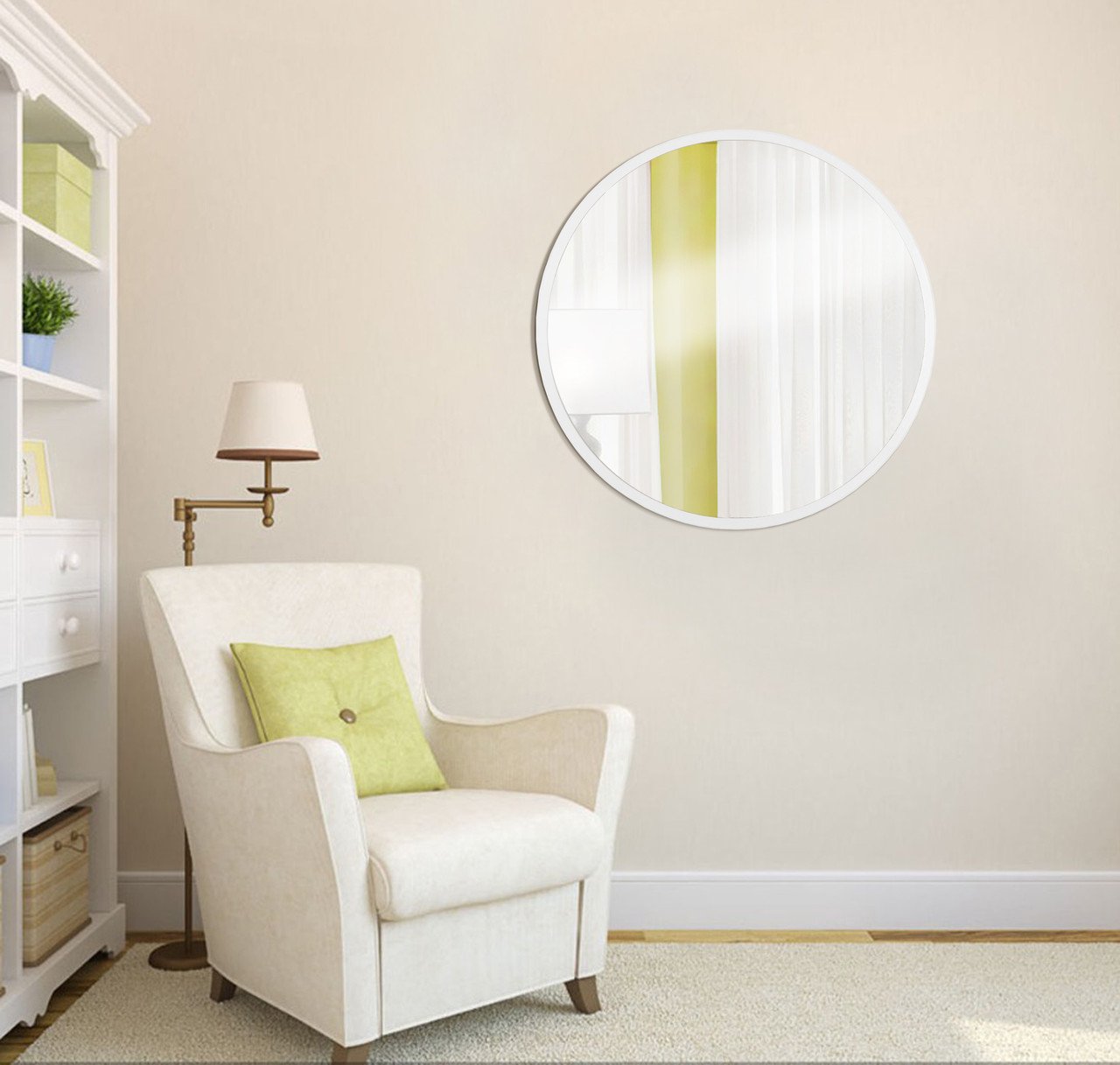 Зеркало настенное Art-Com 600 мм Белый (Z 5)