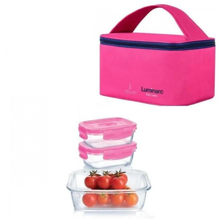 Набор контейнеров Luminarc PURE BOX ACTIVE P4498 с сумкой 3 шт. (1273402116) - фото 2 Набор контейнеров Luminarc PURE BOX ACTIVE P4498 с сумкой 3 шт. (1273402116) - фото 2