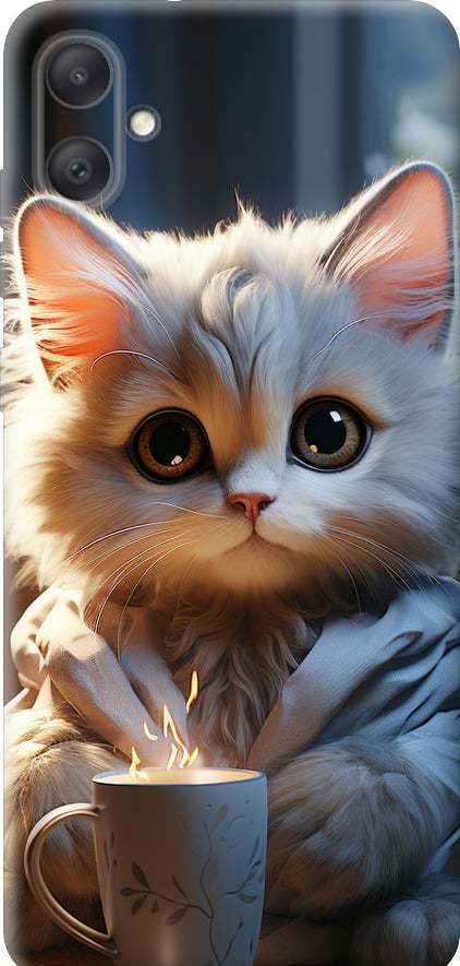 Чехол на Samsung Galaxy A05 White cat (5646u-3355-42517)