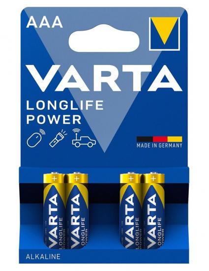 Батарейки Varta Longlife Power AAA 4 шт. (ERC-04903121414)